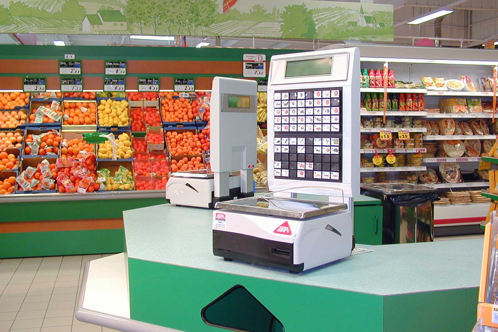 balance commerce alimentaire supermarché csc pesage